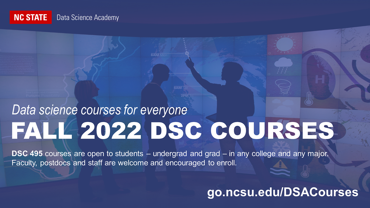 Banner announcing Fall 2022 DSC Courses
