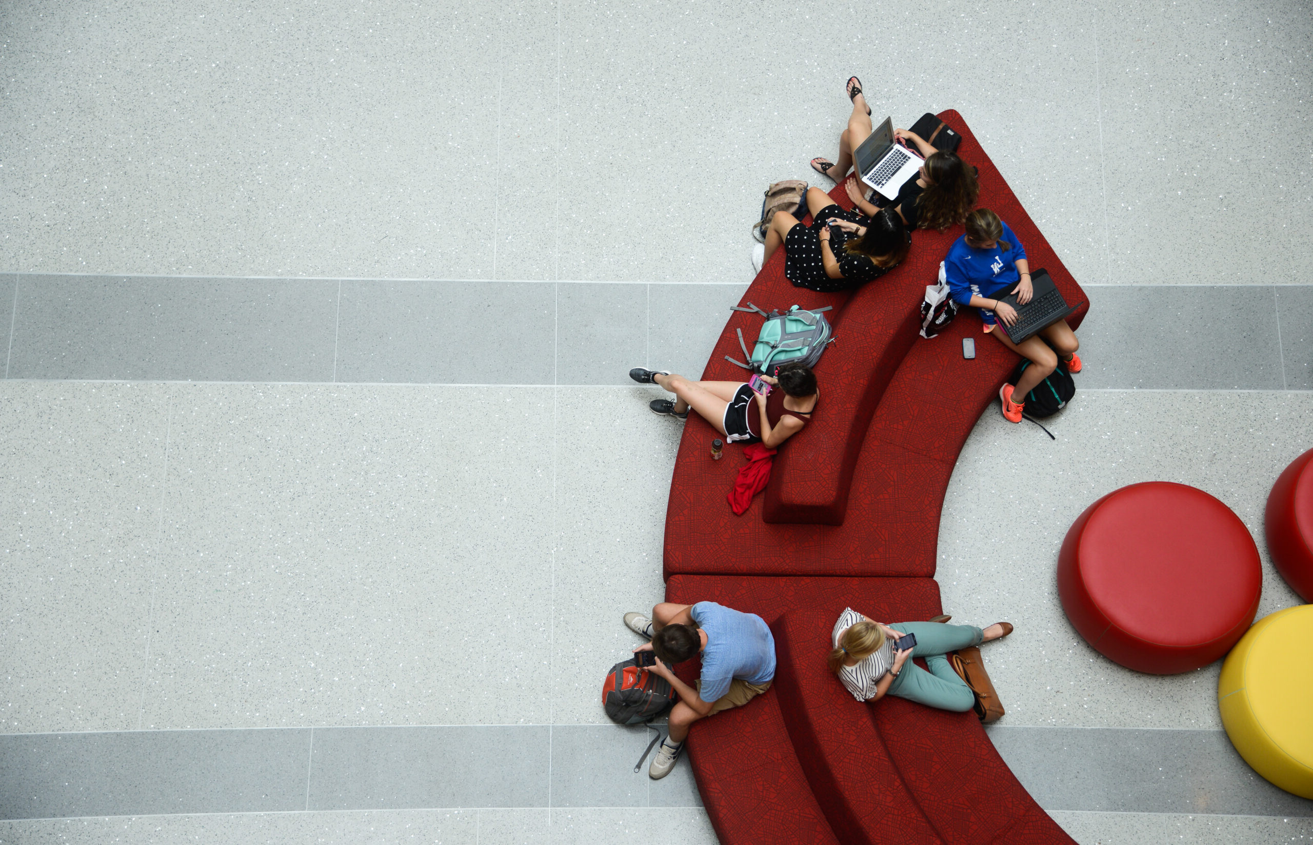 Students experience and use the Talley Student Union on main campus. Photo by Marc Hall