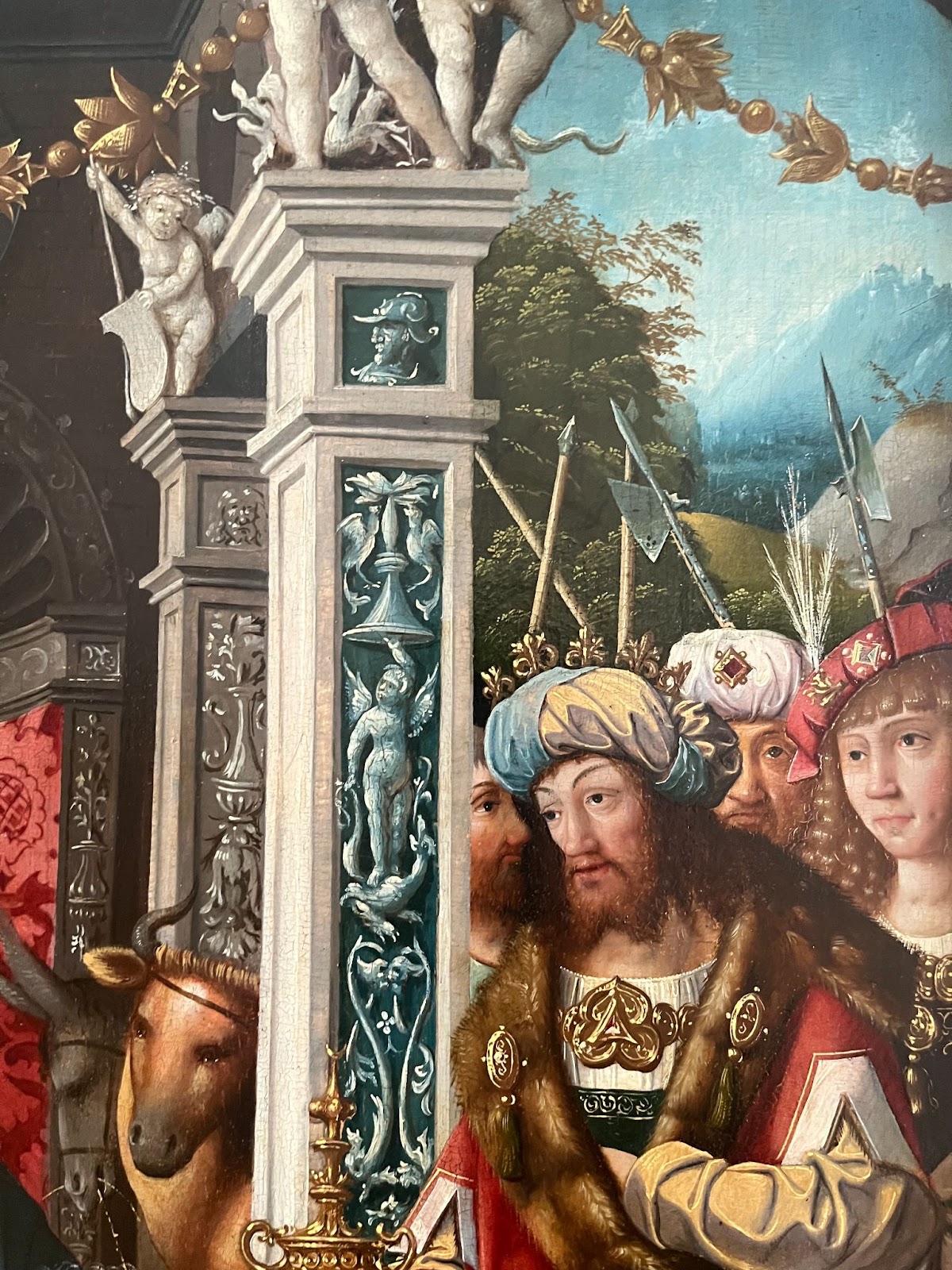 Detail of The Adoration of the Magi.