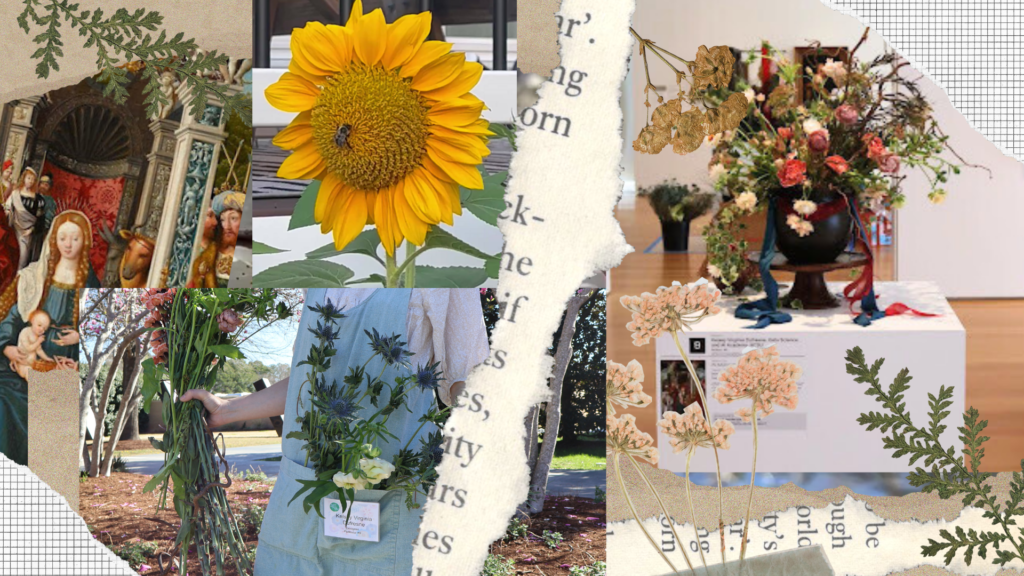 Art in Bloom photo collage.